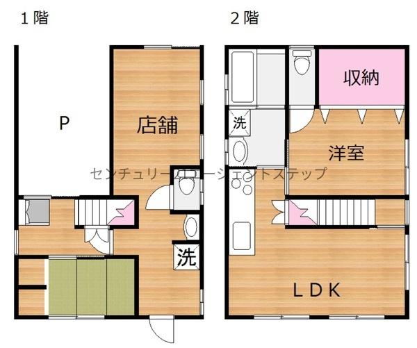　間取り　多様な用途に対応できる間取りです