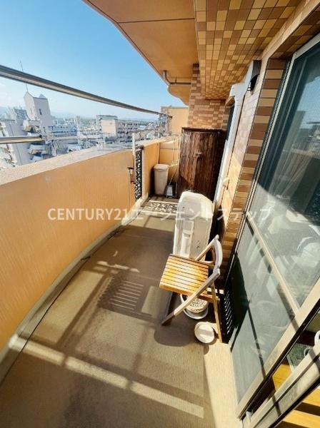 　バルコニー　開放感あるバルコニーです