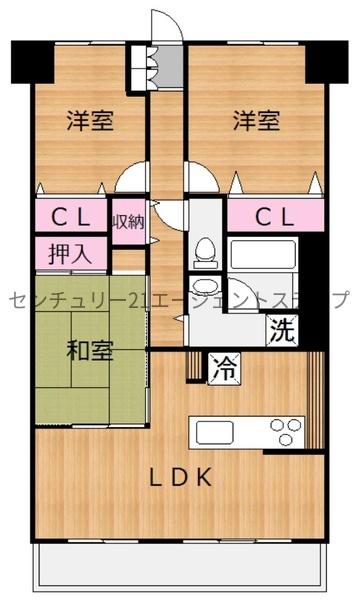 　間取り　多彩な用途の間取りです