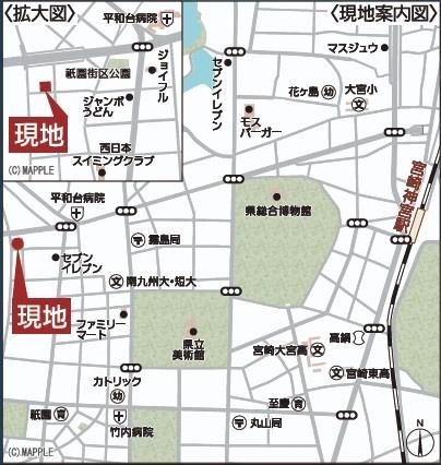 　現地案内図　