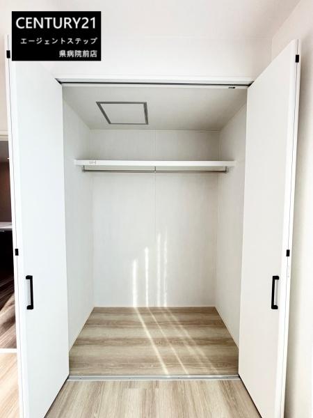 　収納　収納スペースが広々しています