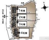 　全体区画図　全体区画図で敷地構成が分かります