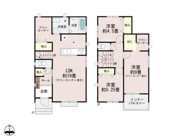 　間取り　多機能な間取りが魅力です