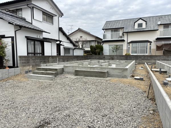 　その他現地　基礎工事の様子がよく分かる写真です