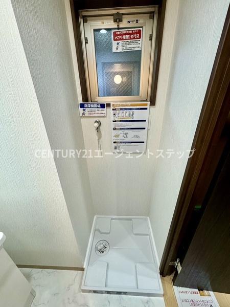 　洗面台・洗面所　室内洗濯機置場