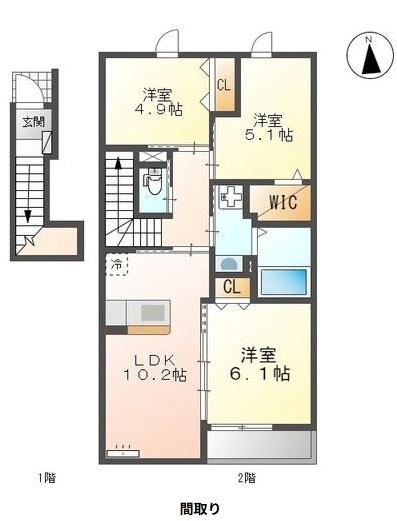 　間取り　