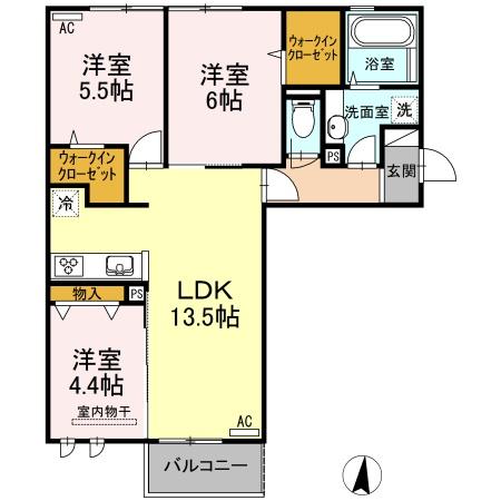 　間取り　