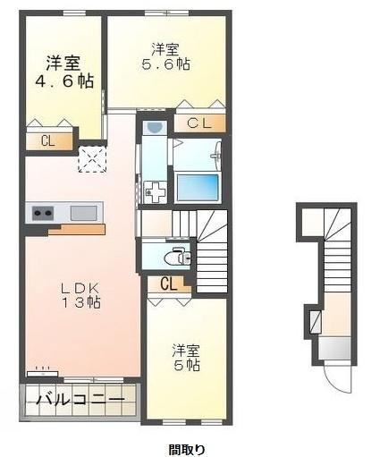 　間取り　